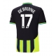 Manchester City Kevin De Bruyne #17 Replike Gostujuci Dres 2024-25 Kratak Rukav